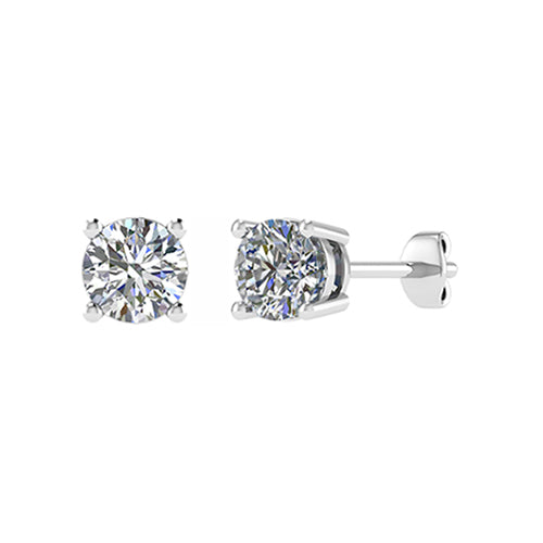 Dupe Jewel 1.50ct F/VS1 Laboratory Grown Diamond Stud Earrings (2 x 0.75ct) in 18ct White Gold